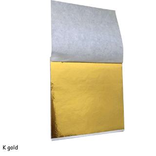 Bộ 100 Lá Vàng / Bạc 9x9cm Trang Trí Đa Năng Tiện Dụng