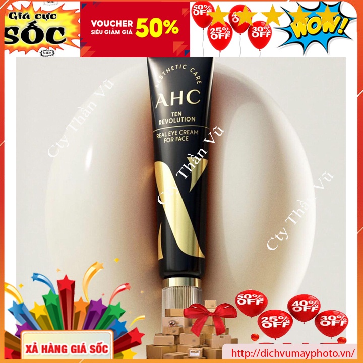 Kem Dưỡng Mắt AHC Aesthetic Care Ten Revolution Làm Giảm Nếp Nhăn, Làm Mờ Quầng Thâm, Ngăn Ngừa Lão Hóa