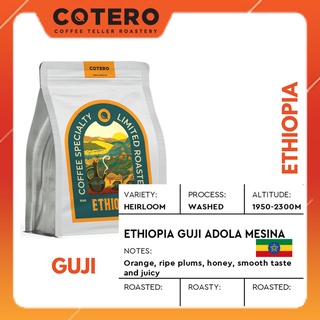 Cà Phê Hạt Specialty Ethiopia Guji Adola Mesina Washed - COTERO Coffee, pha Pour, Cold Brew, Espresso... phong phú hương