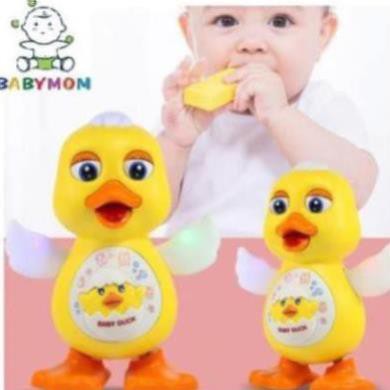 Đồ Chơi Chú Vịt Điện Tử Nhảy Múa Có Đèn Và Nhạc Cho Bé tăng khả năng vận động