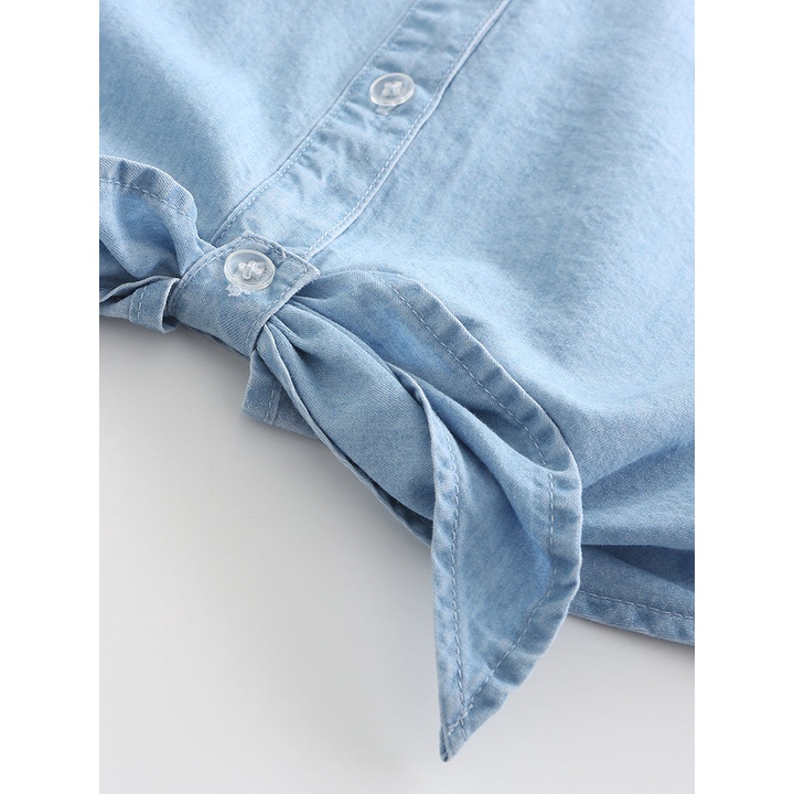 (7-16 tuổi) Áo sơ mi ba lỗ bé gái hãng Balabala 202221101001