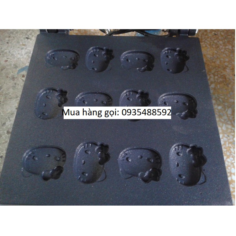 Máy làm bánh hello kitty mini waffle