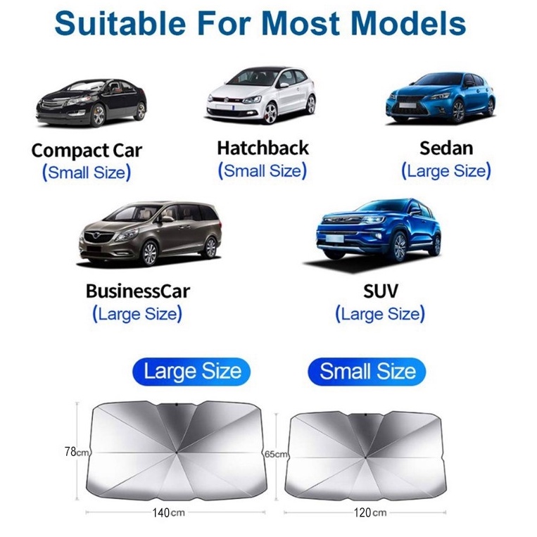 ❤️Tấm Che Nắng Chống Tia Uv Bảo Vệ Nội Thất Xe Hơi Tiện Dụng