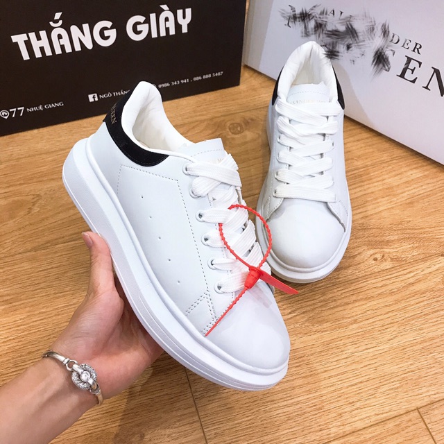 . [Tặng Hộp] Giày MC Gót Đen Nâng Đế Siêu Nhẹ Chuẩn Form Full Nam Nữ uy tín P hot