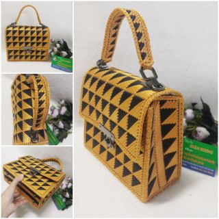 Túi thành phẩm thêu sọi ribbon 3mm size 19*8*15cm