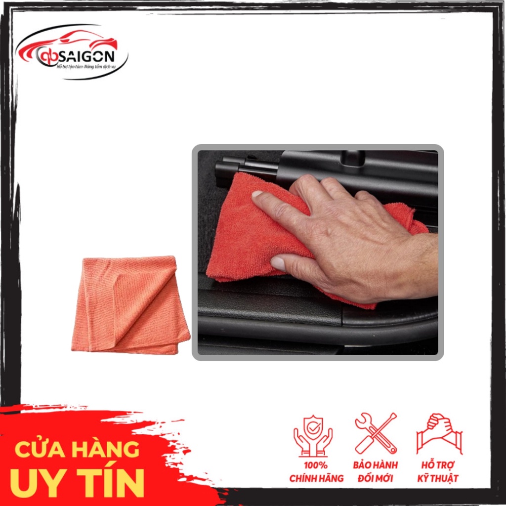 ] 🚗 Khăn Lau Chuyên Dụng Red-1785c-40x40cm - Wurth - Đức - 0899900118