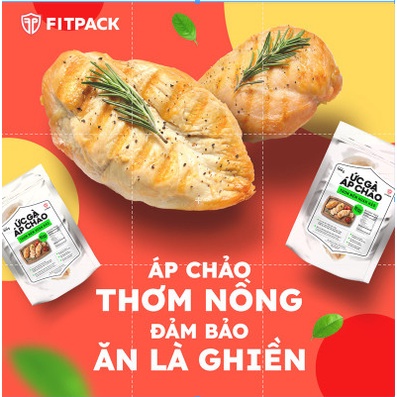 ỨC GÀ ÁP CHẢO ăn liền SIÊU MỀM Fitpack 100g giảm cân eatclean