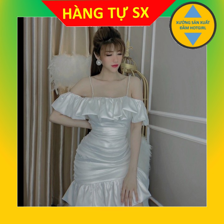 Đầm dự tiệc hai dây thời trang cao cấp