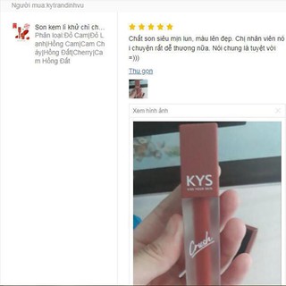 Son Kem Lì Chocolate Khử Chì Kys Crush
