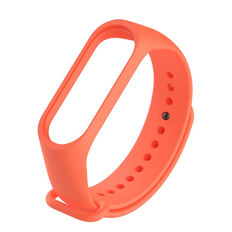 Dây Đeo Thay Thế Chất Liệu Silicon Thiết Kế Nhiều Lỗ Thời Trang Cho Xiaomi Mi Band 3 4