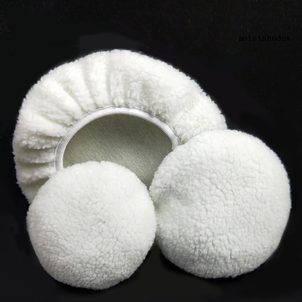 Set 2 Vỏ Bọc Đầu Máy Đánh Bóng Xe Hơi Bằng Sợi Microfiber