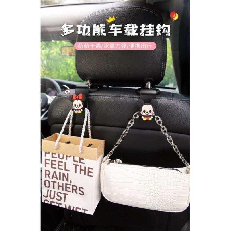 MÓC TREO ĐỒ SAU GHẾ Ô TÔ HÌNH HOẠT HÌNH DỄ THƯƠNG