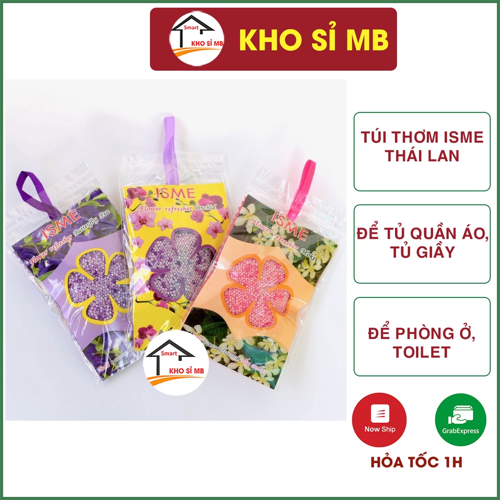 Túi thơm để tủ quần áo, túi thơm để phòng, tủ giày, toilet thái lan kho sỉ mb