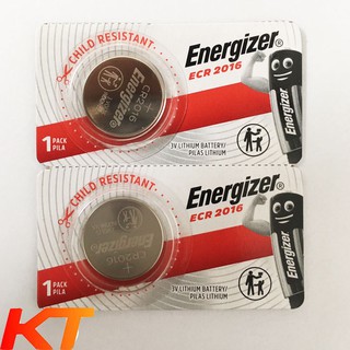 Bộ 2 Pin CR2016 Energizer Lithium 3V - vỉ 1 viên ( mẫu mới 2020 ).