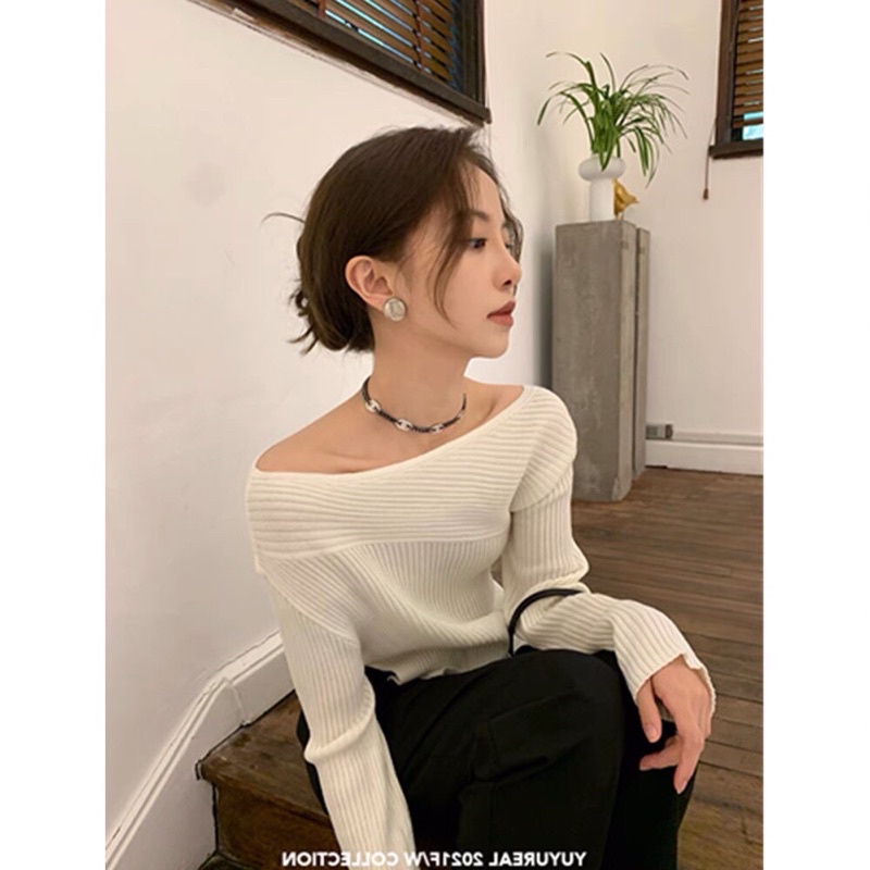 Áo Trễ vai tay dài