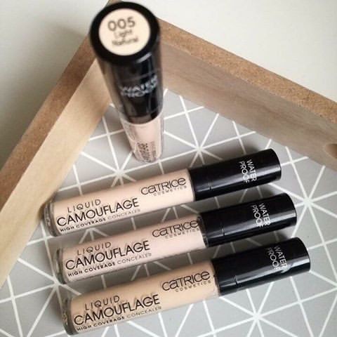 kem che khuyết điểm catrice liquid camouflage high coverage concealer