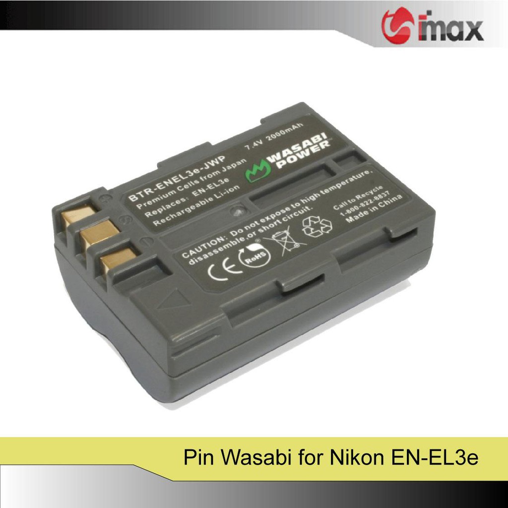 Pin máy ảnh Wasabi for Nikon EN-EL3e
