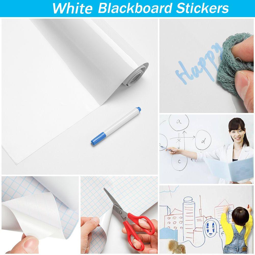 LEISURE Sticker Dán Tường Dạng Bảng Trắng Có Thể Xóa Được