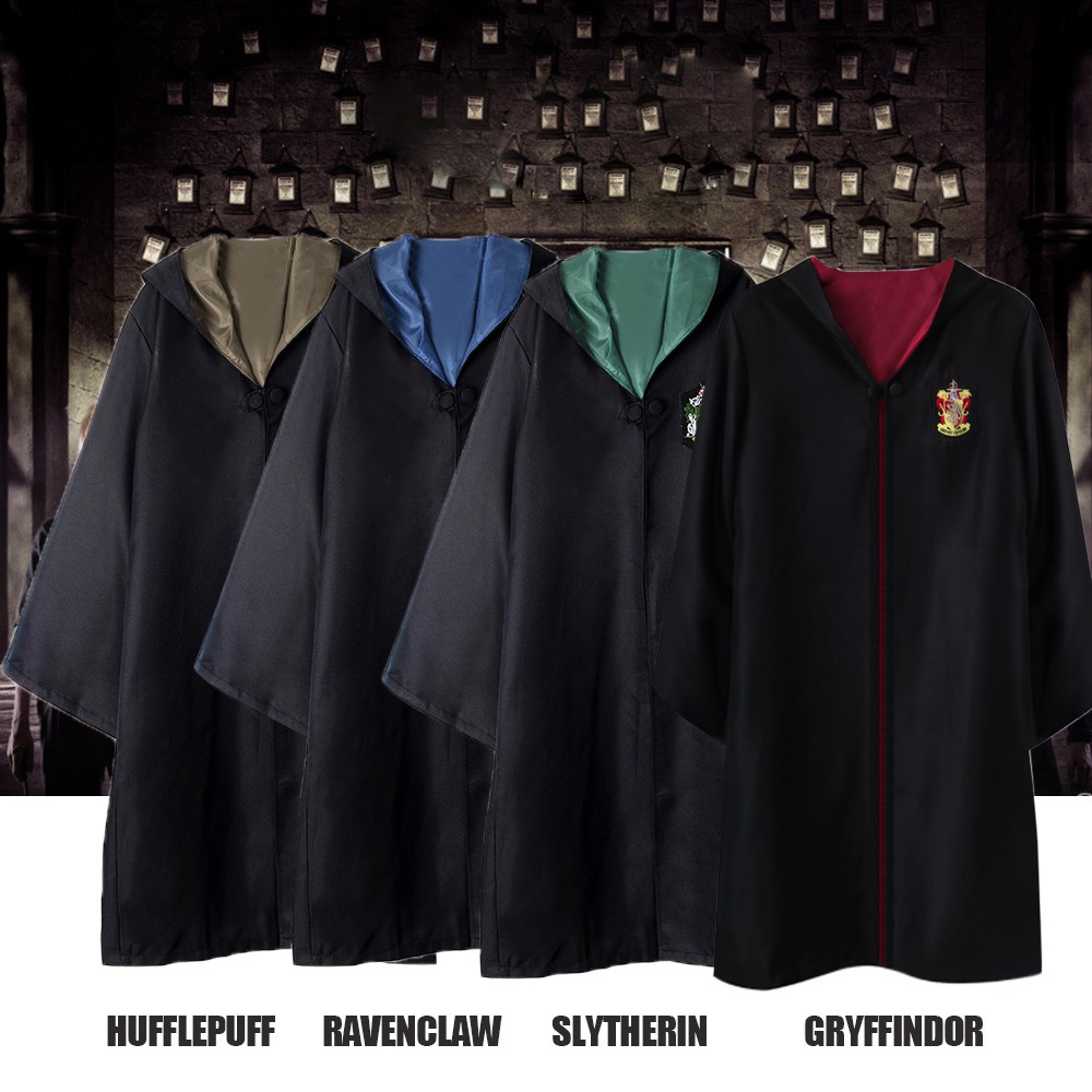 Áo choàng Harry Potter hóa trang dành cho người lớn và trẻ em