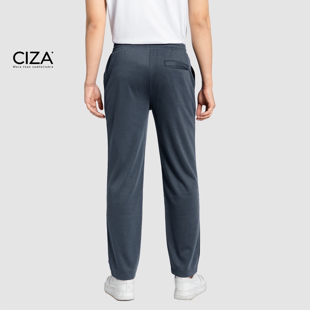 Quần dài nam thể thao CIZA thu đông ống suông chất nỉ bông cao cấp giữ nhiệt tốt dáng trẻ trung QDTR05