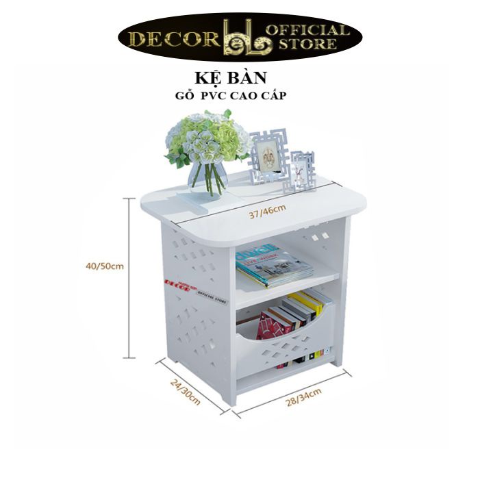 Kệ bàn trà ca rô gỗ PVC phù hợi mọi không gian trong nhà ngoài trời KB
