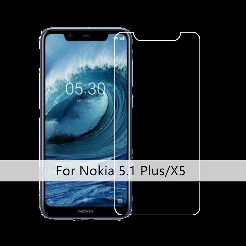 Miếng dán kính cường lực Nokia 5.1 Plus / Nokia X5 hiệu HBO (độ cứng 9H) - hàng chính hãng