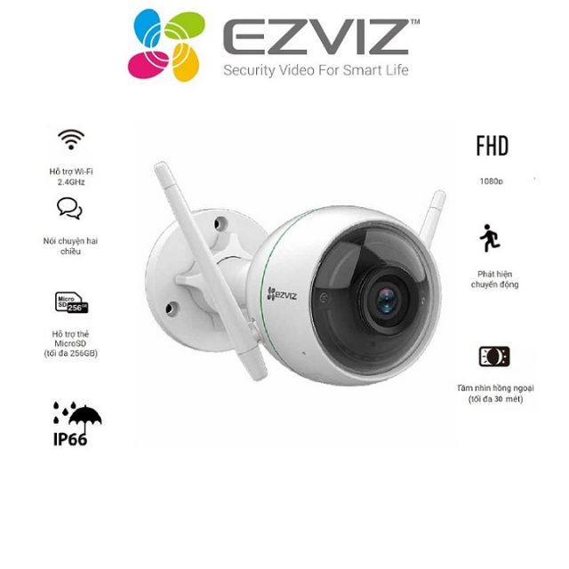 camera wifi EZVIZ 2.0mp hàng chính hãng