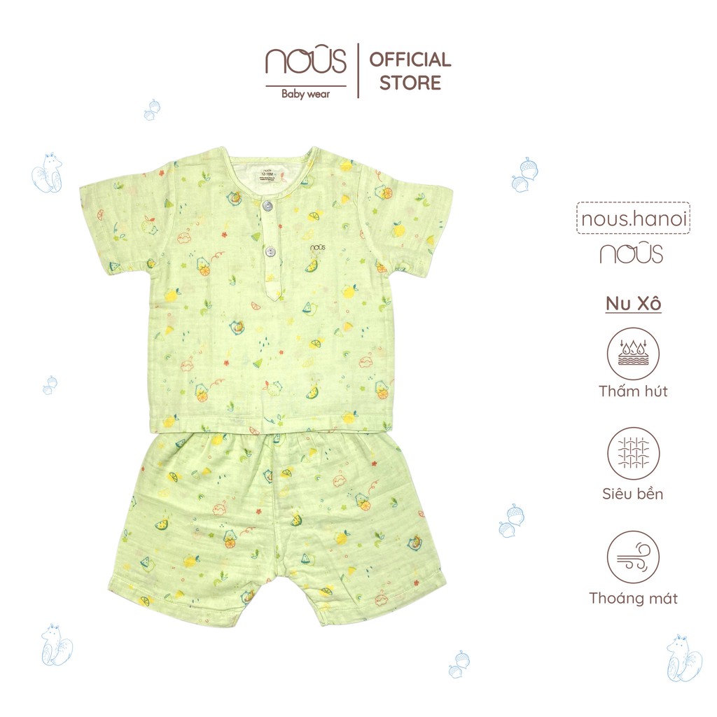 [FULL] Bộ Quần Áo Cộc Xô Nous (16 mẫu) ( Size từ 3-6 Tháng Đến 18-24 Tháng)