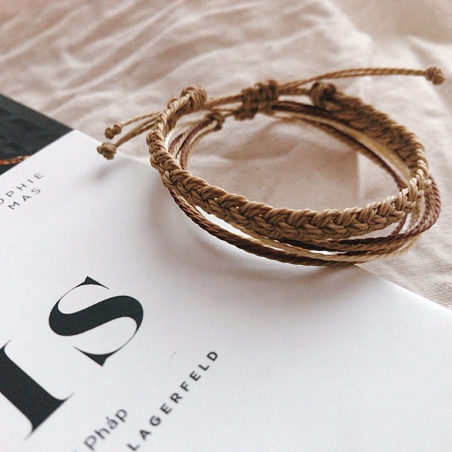 Set vòng phối màu nâu