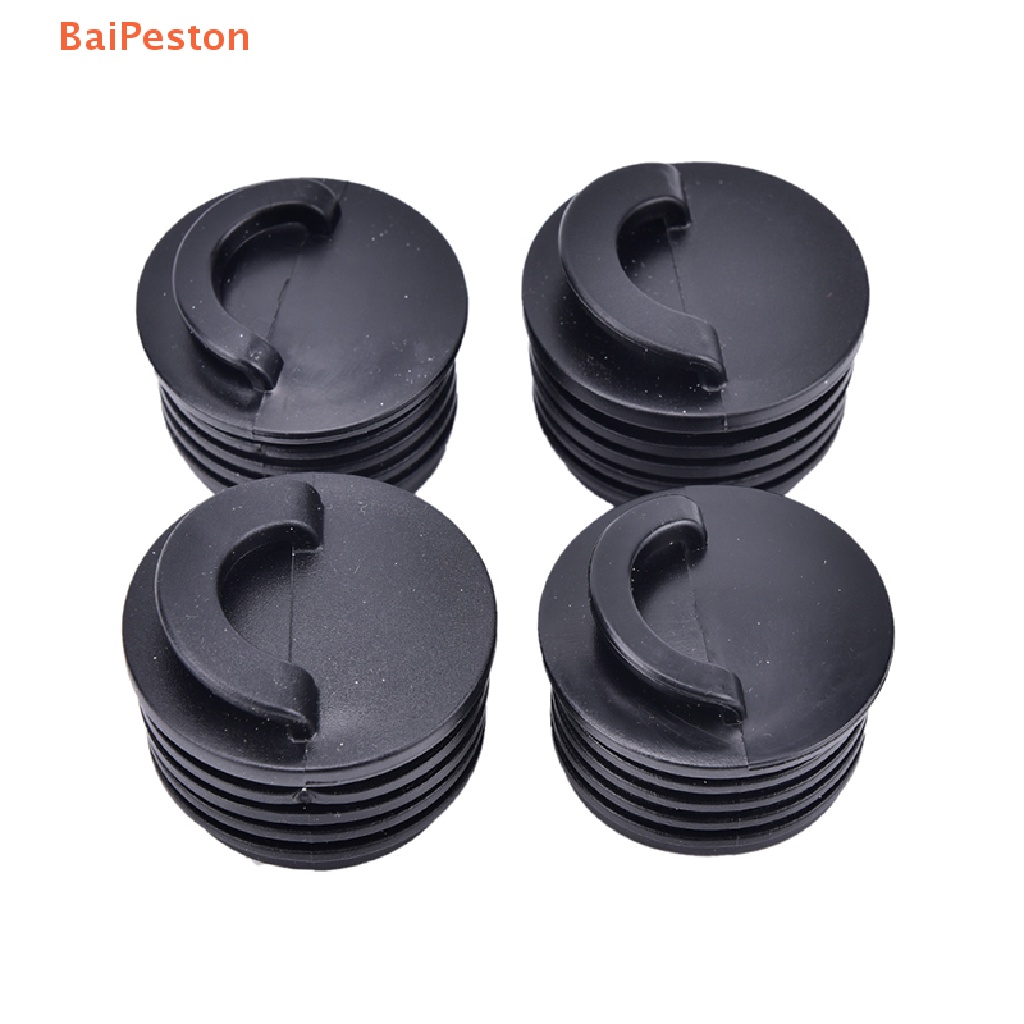 Set 4 Nút Chặn Lỗ Thoát Nước Bằng Cao Su Bền Bỉ Cho Tàu Thuyền
