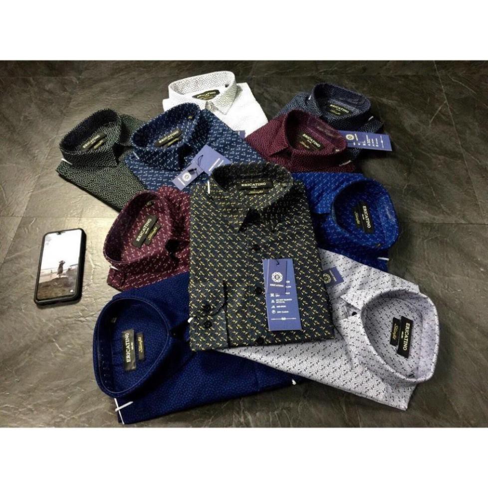 Áo sơ mi nam họa tiết ,áo sơ mi công sở cao cấp trẻ trung, chất liệu cotton  thoáng mát | BigBuy360 - bigbuy360.vn