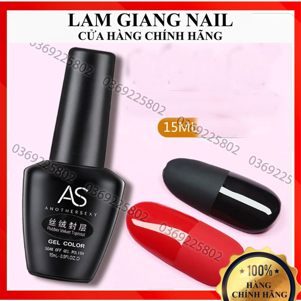 Sơn gel top lì, sơn mù