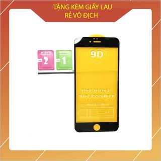 [SIÊU RẺ - TẶNG GIẤY LAU] Cường lực full màn Iphone, cường lực 9D - Đủ mã 6 6s plus 7 7plus 8 8plus X Xsmax 11 Pro max