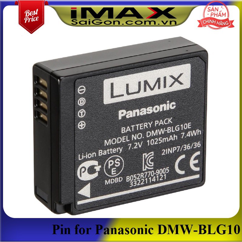 Pin thay thế pin máy ảnh Panasonic DMW-BLG10