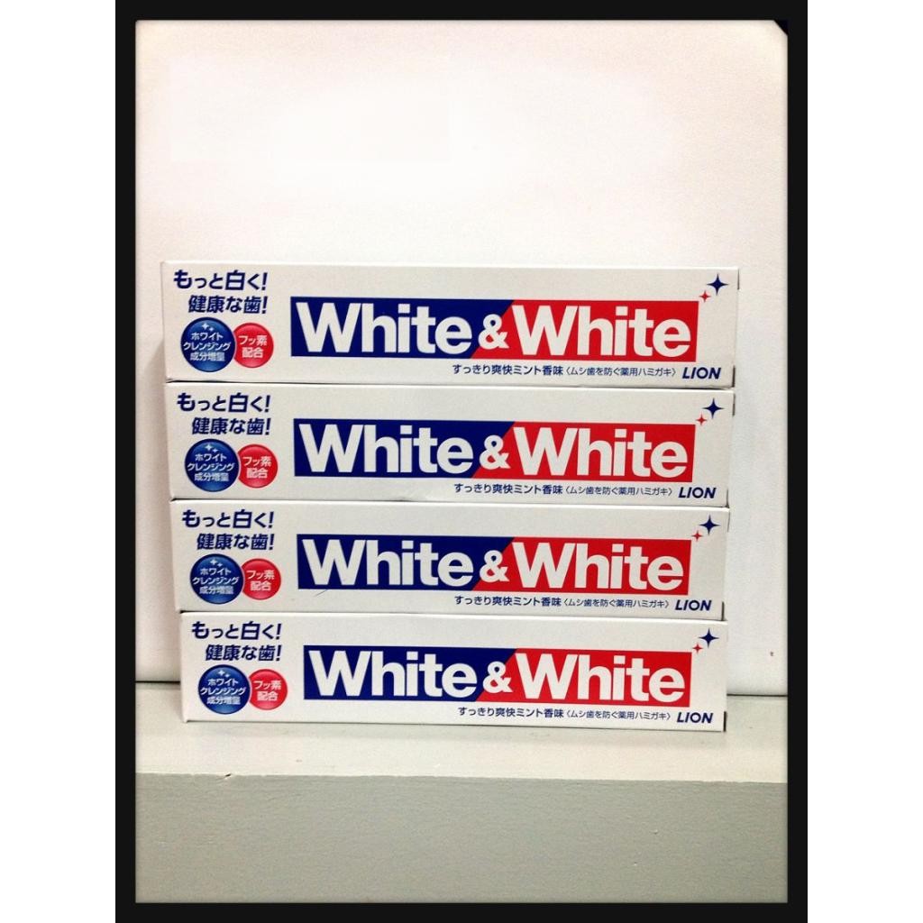 Combo 10 Kem đánh răng White and White Nhật Bản