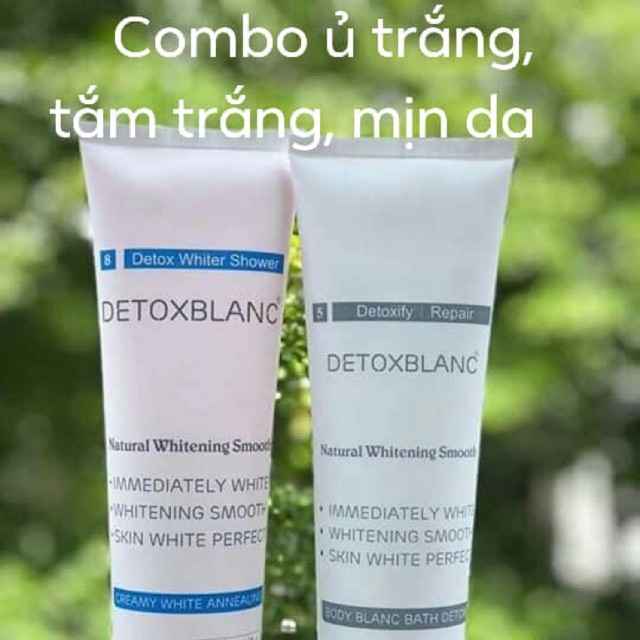 Combo ủ trắng , tắm trắng , mịn da