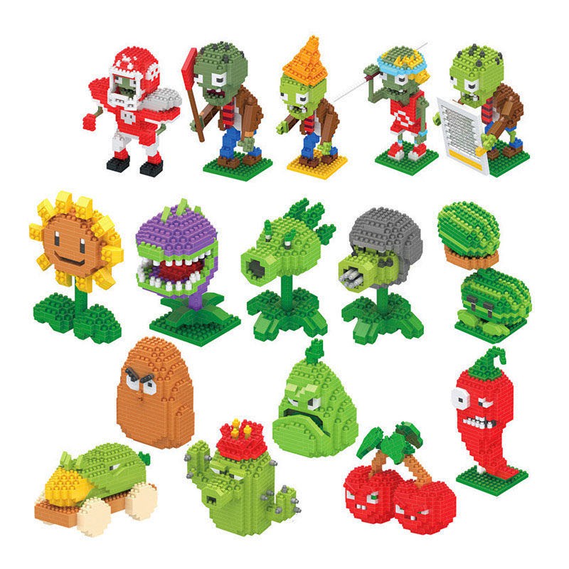 Bộ Mô Hình Thực Vật Mini Trong Zombie Độc Đáo Cho Bé
