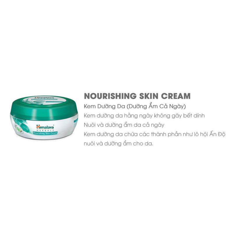 Kem dưỡng ẩm cho da mềm mịn Himalaya Nourishing Skin Cream 50ml | BigBuy360 - bigbuy360.vn