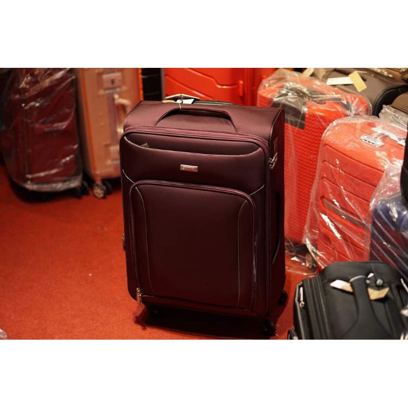 Vali vải siêu nhẹ chính hãng vali Brother màu Đỏ nhẹ từ 2kg