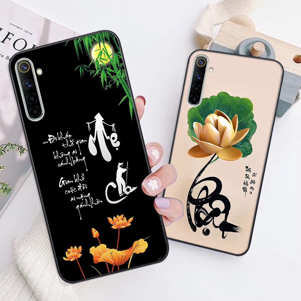 Ốp lưng Realme 6 / 6 PRO in hình chữ tài chữ lộc, Cha Mẹ, bình an SIÊU ĐẸP