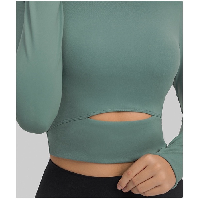 Áo Crop dài tay Lulu