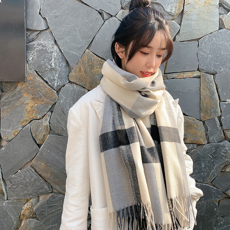 KHĂN CHOÀNG NAM NỮ CASHMERE KẺ LOẠI 1 CÁC MÀU TRƠN CỰC MỊN ĐẸP KL08