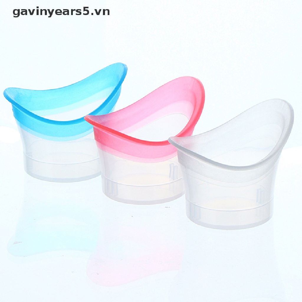 [Hàng mới về] 2 cốc Silicone mềm rửa mắt có thể tái sử dụng tiện lợi