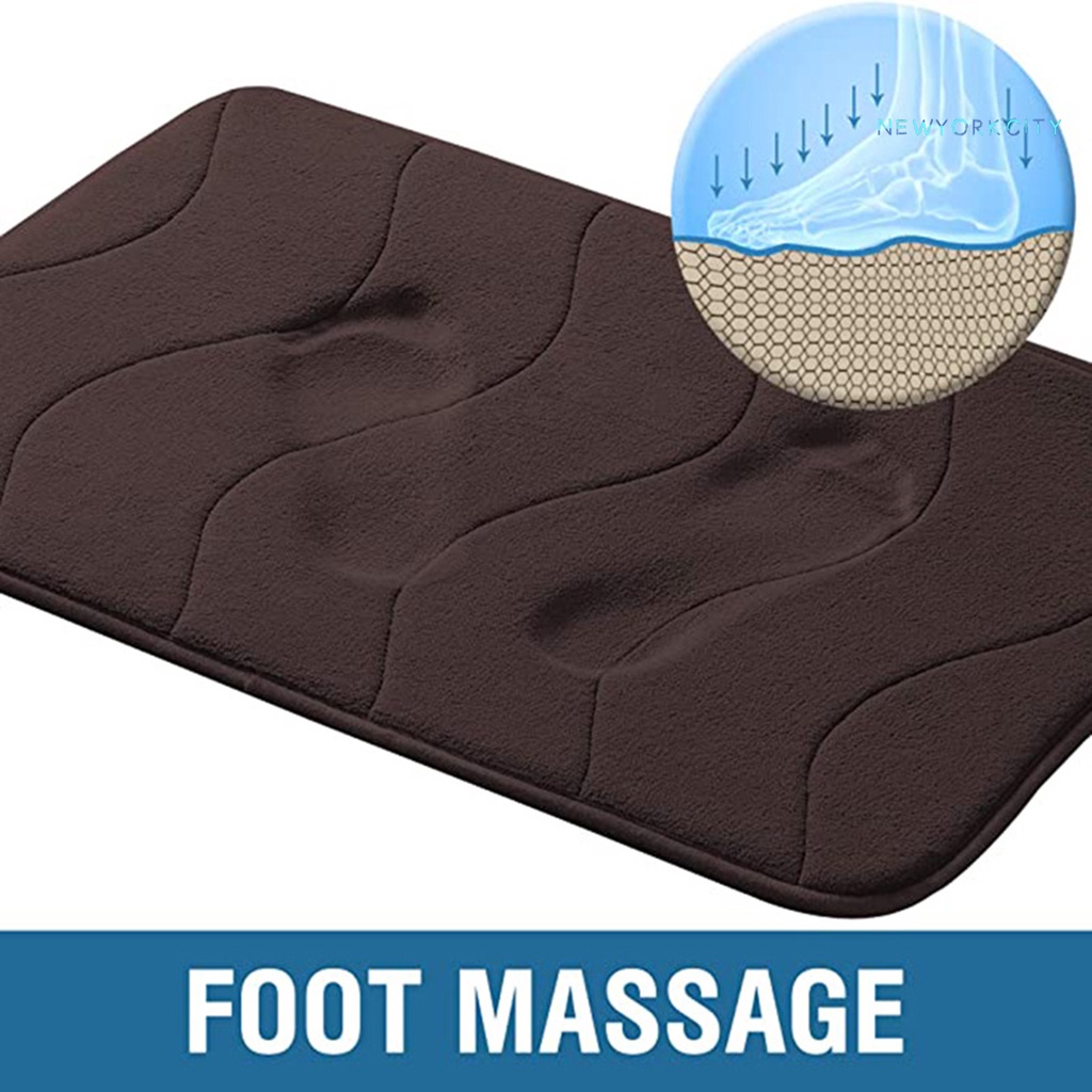 Thảm Chùi Chân Lông Cừu San Hô Mềm Mại Thấm Hút Nước Nhanh Khô Chống Trầy Xước Chống Trượt