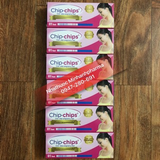 💥 Combo 6 Que thử thai chip chips chỉ 60K