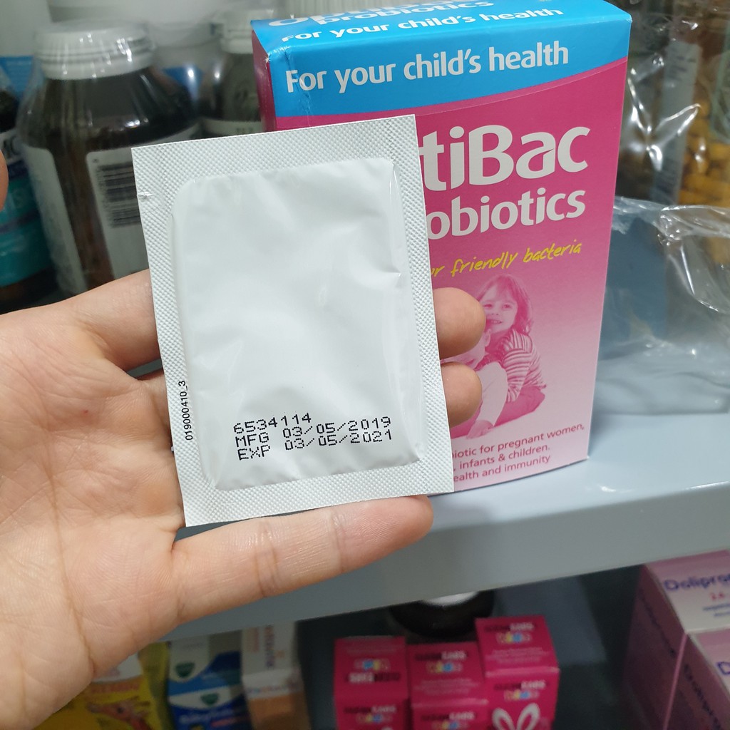 ✅ Men Optibac hồng Probiotics - Men vi sinh cho bé chính hãng UK - Hộp 30 gói x 1.5g - có tốt không? mua ở đâu?