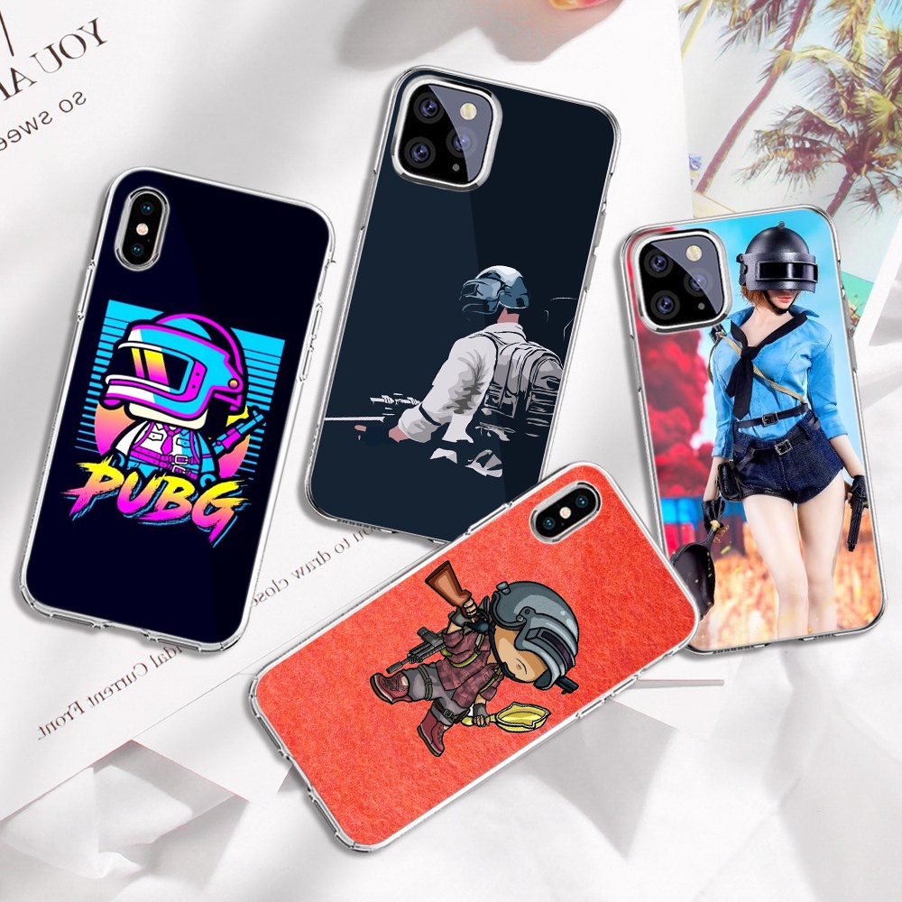 Ốp dẻo trong iphone game Mobile Pubg 5s/6s/7/8plus/se/xr/xs/xsmax/11/12mini/pro/promax - N52