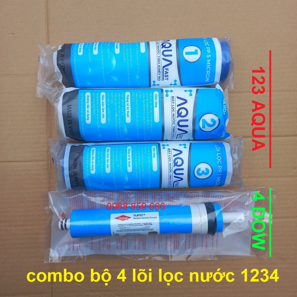 Lõi Lọc Nước, tạo khoáng Số 1-2-3-4-5-6-7-8-9-10 lắp được cho các loại máy lọc RO ,màng lọc RO DOW Filmtec