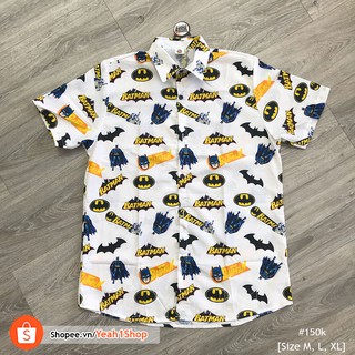 [Yeah1Shop]- Áo sơ mi Batman (M , L ,XL) SMHH