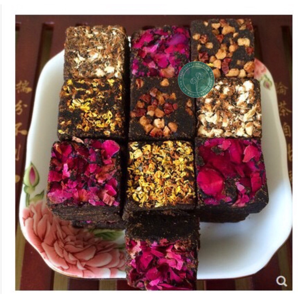 Trà Viên Nén Hoa Thảo Mộc Đường Phèn